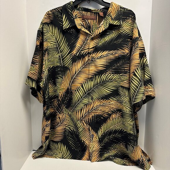 Tori Richard Hawaiian Men's Shirt Palm Leaf Pattern Size 2XL - Picture 2 of 10
